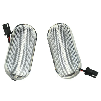 

2Pcs Dynamic Led Side Marker Turn Signal Light Sequential Blinker Light for Ford C-Max Fiesta Focus Fusion Galaxy Amber