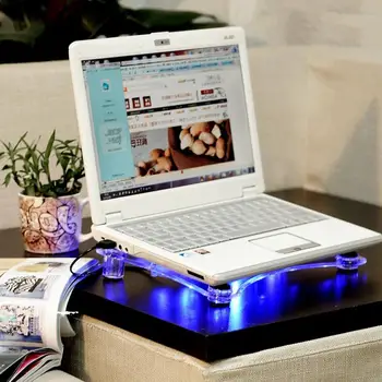 

Laptop Cooler With 3 Fans USB Cooler Cooling Pad Stand LED Light Radiator For Laptop PC Notebook Computer Peripherals