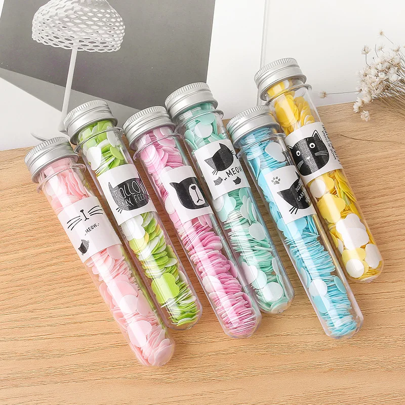 Mini Disposable Washing Hand Paper Soap Body Bath Test Tube Confetti Foaming Flower Makeup Removal For Nails | Красота и здоровье