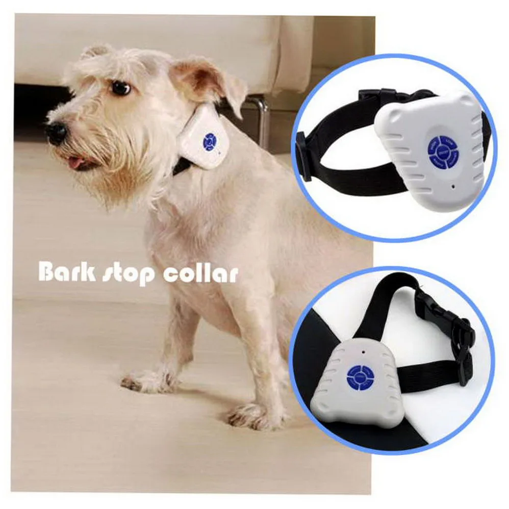 1pcs font b Pet b font Control Collar Train Training Device Ultrasonic Dog Anti Bark No