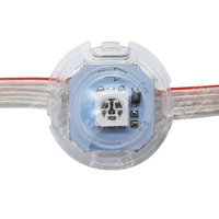 DC12V WS2811 20mm Diameter Led Digital Pixel Screen Grid Modules SMD 5050 RGB Waterproof Addressable Led Point Light String 2