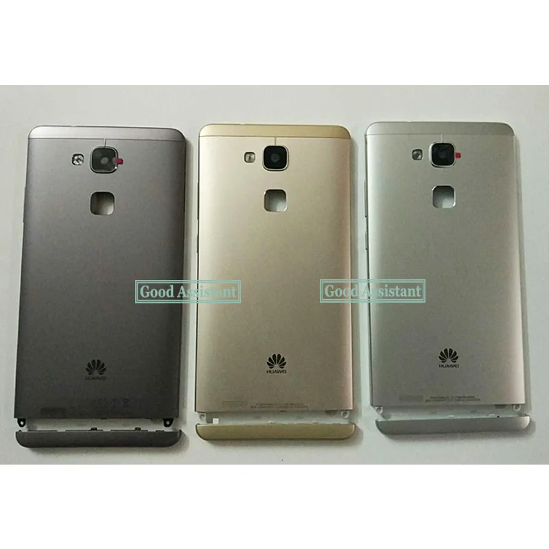 Подержанный Золотой/Серебряный/серый для Huawei mate 7 Коврики 7 MT7-UL00 MT7-L09 задняя Батарея крышка дверца батарейного Корпус задняя Стекло запчасти