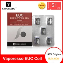 Испаритель керамический Катушка EUC 0.3ohm 0.5ohm против традиционной катушки EUC 0.4ohm Для Таро Nano/Veco One/VECO Plus Tank/Estoc Tank Mega