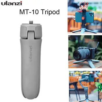 

Ulanzi MT-10 Portable Vlog Tripod Mini Tripod Gimbal Base for Osmo Mobile 2 3 Vlog Tripod for Smartphone DSLR SLR Camera