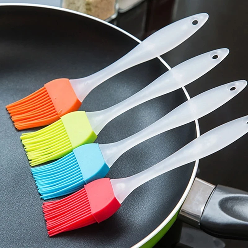 1Pc Silicone Baking Bakeware Bread Cook Brushes Pastry Oil BBQ Basting Brush~JP 