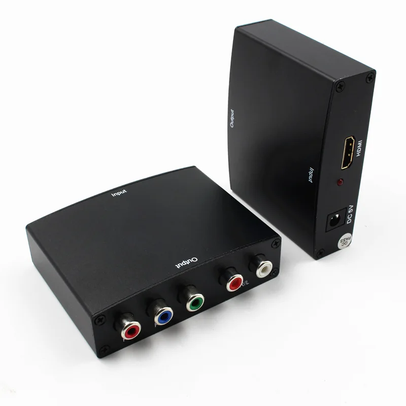 HDMI to YPbPr + R / L audio converter converts digital signals to HDMI