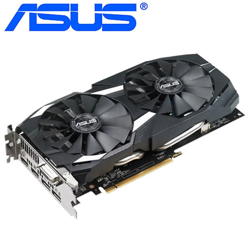 Видеокарта ASUS RX 580 4 Гб 256Bit GDDR5 видеокарты для AMD RX 500 серии VGA карты RX580 4 Гб RX580 используется DisplayPort HDMI DVI