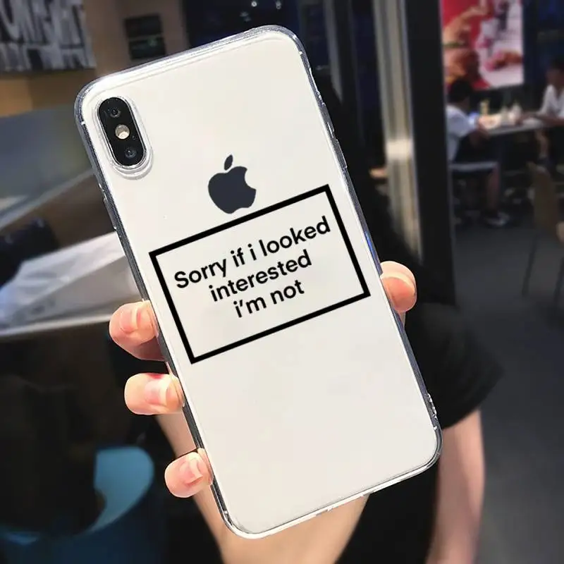 Силиконовый чехол с забавными цитатами для iPhone 11 12 pro XS MAX 8 7 6 6S Plus X 5S SE 2020 XR |