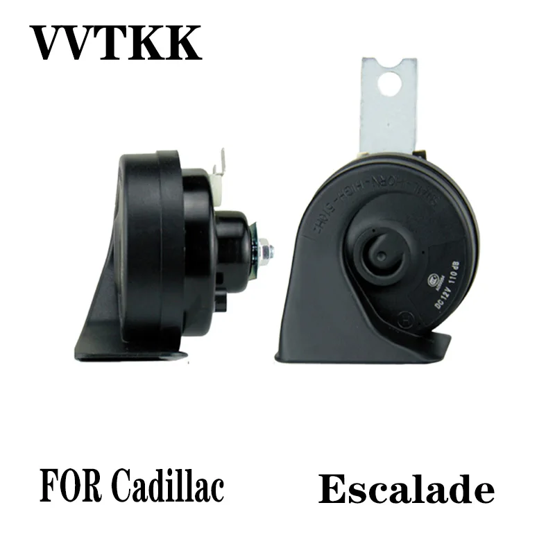 

VVTKK for Cadillac Escalade Multi-tone & Claxon Horns Loud 2019 New Car Klaxon Horn 12V Car Styling for Loudnes 110db Waterproof