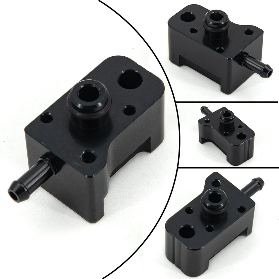 Adaptador de Sensor de Calibre Boost, Aluminio Vacío De Grifo Turbo Boost,Ajuste de para TFSI TSI 1.2T / 1.4T 1.6 1.9 2.0 TDI
