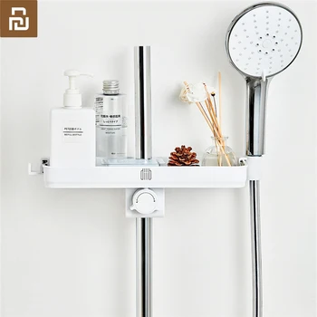 

Youpin Dabai ABS Rectangle Bathroom Organizer Shower Shelves Storage Rack Holder Shampoo Tray Bathroom Single Tier Head Holder