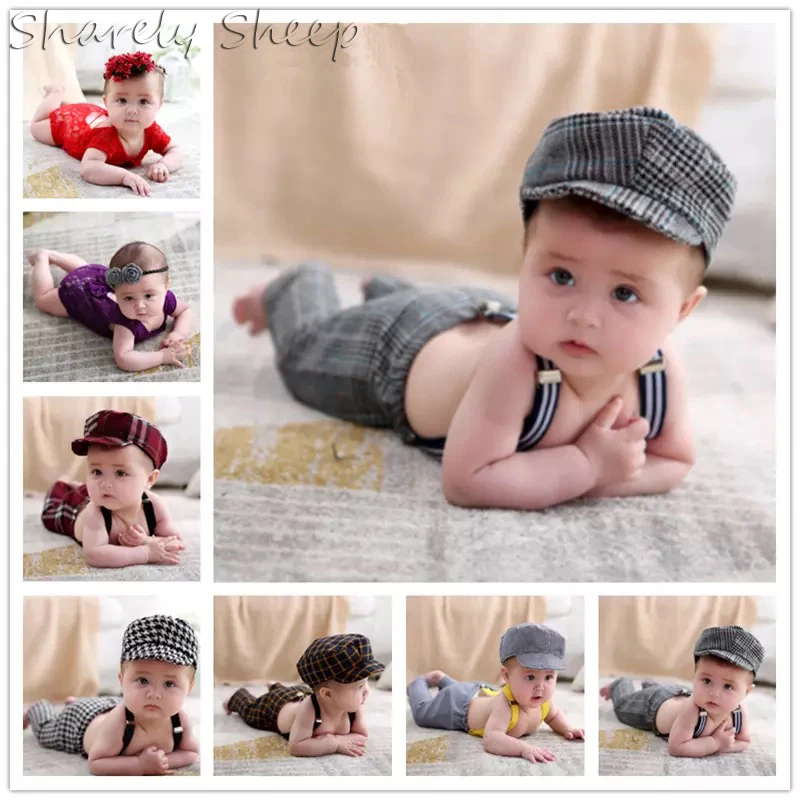 Ropa Para sesión de fotos de niño y niña, disfraz de fotografía familiar, accesorios de fotografía para recién nacido|Sombreros y gorras| - AliExpress