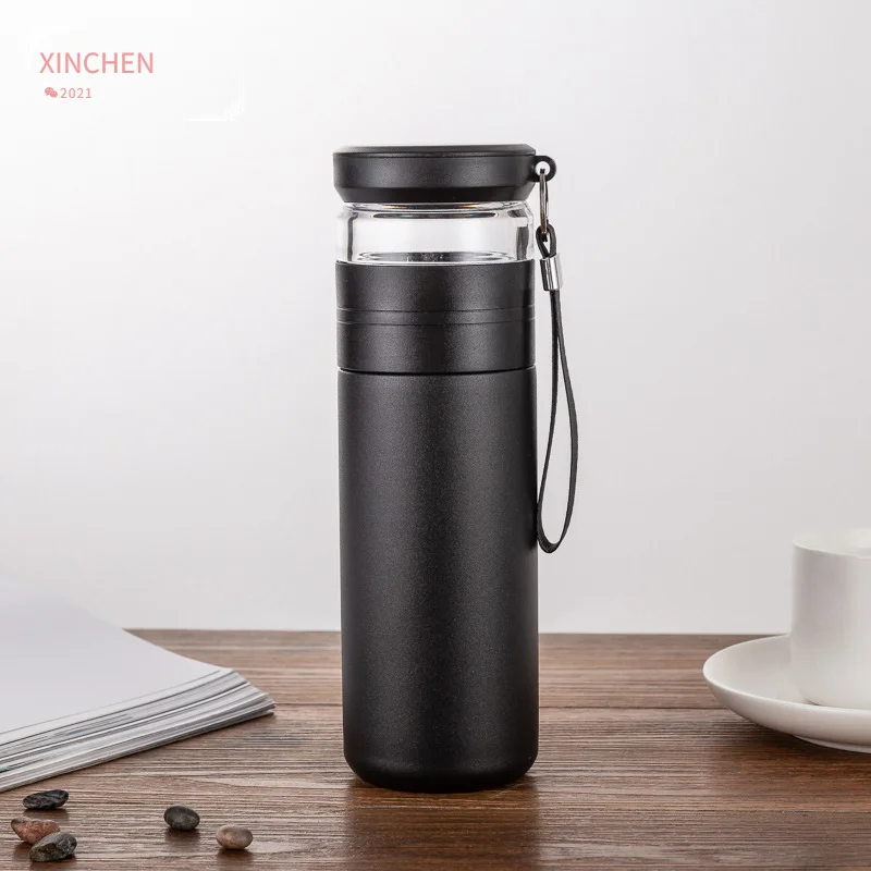 thermos with Tea Infuser 500 ml stainless steel vacuum bottle