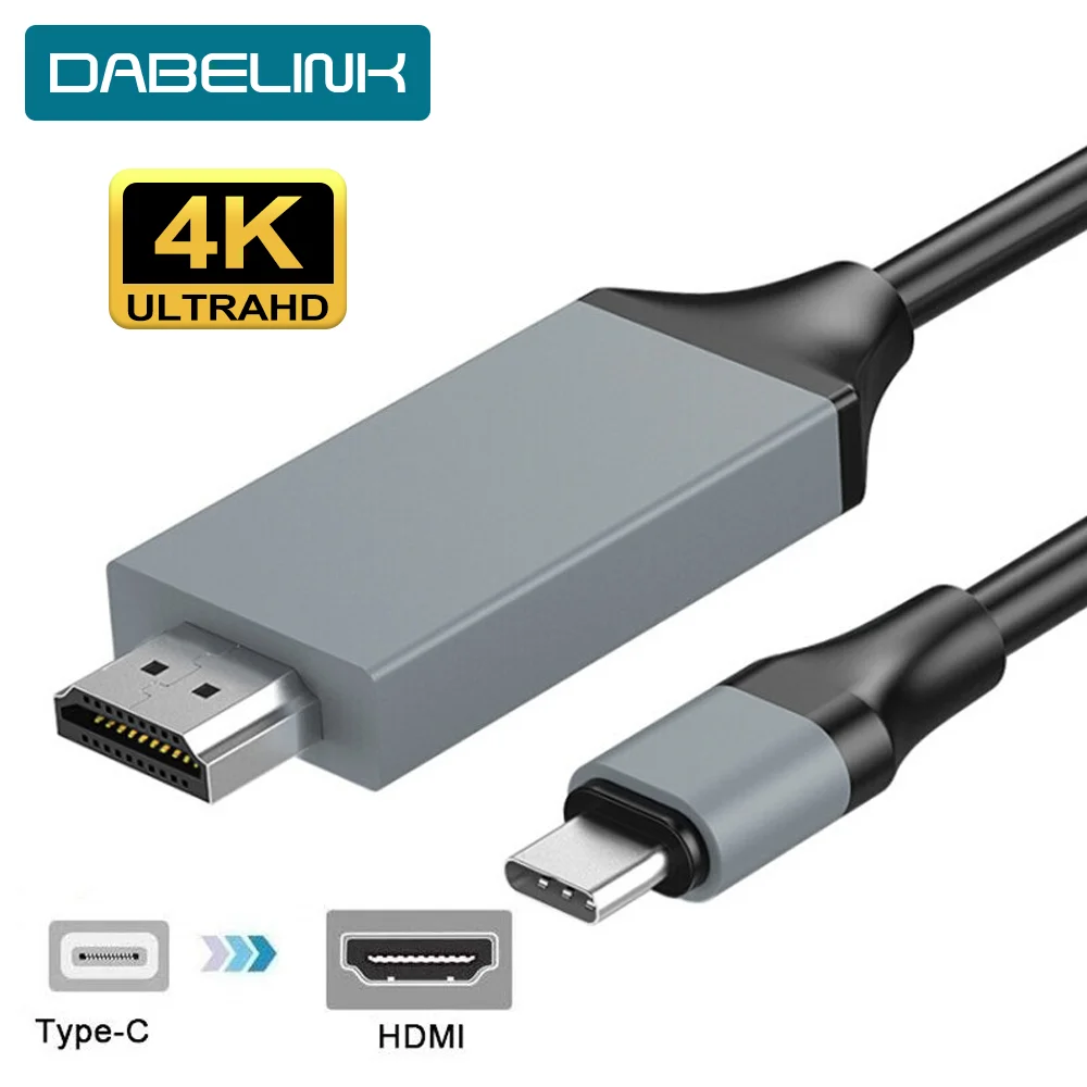 Кабель-адаптер usb-c/HDMI 4K HDMI 2 0 Thunderbolt 3 для MacBook Samsung Galaxy S10 9 8 Huawei Mate 20 P20 Pro |