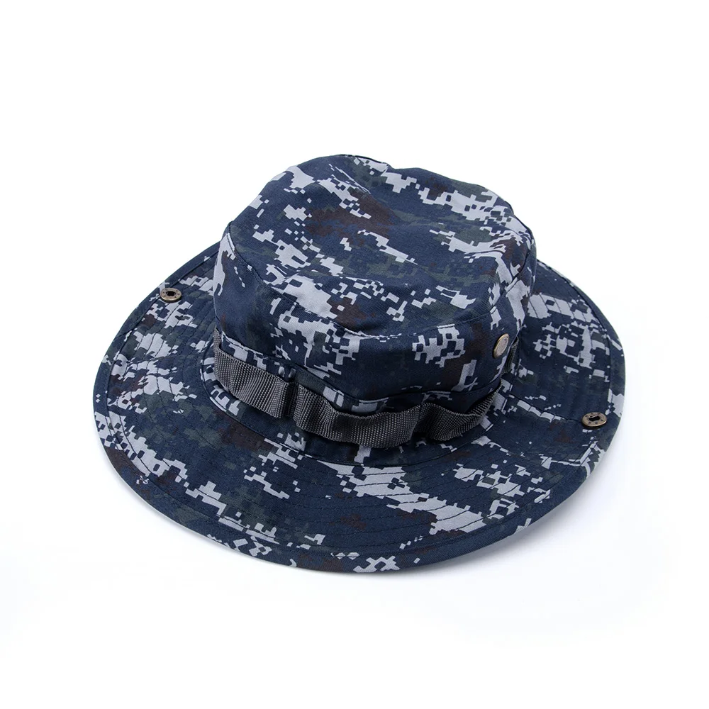 

Camouflage Tactical Cap Military Boonie Hat US Army Caps Camo Men Outdoor Sports Sun Bucket Cap Fishing Hiking Hunting Hats