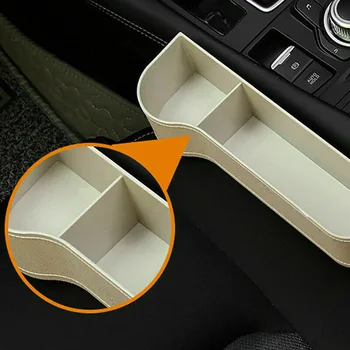

Pocket Car Storage Box Organizer Holder ABS Beige Accessories Set Interior