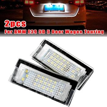 

White Number License Plate Light Plastic Accessories Replacement Car Vehicle 18LED