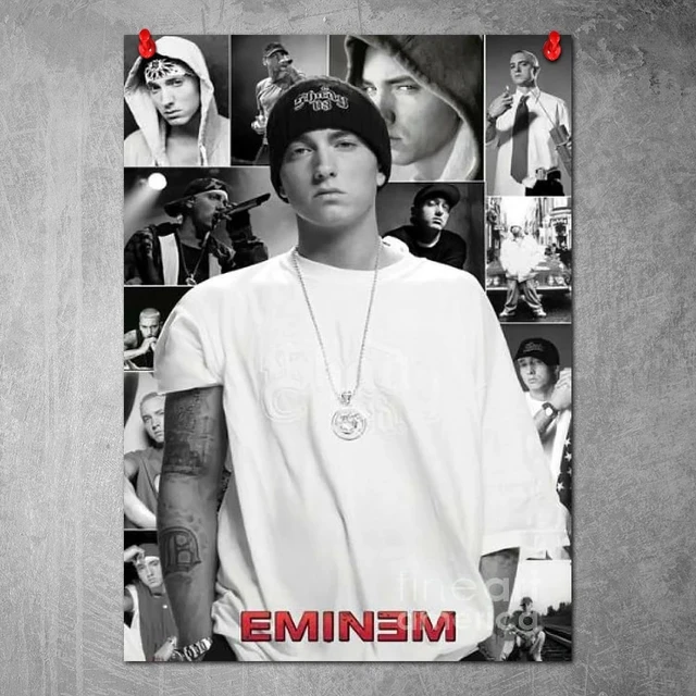 Canvas Pictures EMINEM In His Youth By Jemmy Grey Home Decoration Modern Paintings Wall Art Prints Poster Modular Living Room Nordic ZCX364