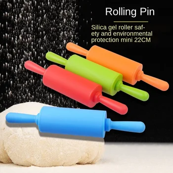 

Mini Silicone Flour Stick 10cm Roller Silicone Rolling Stick Pp Handle I Roller Flour Pressure