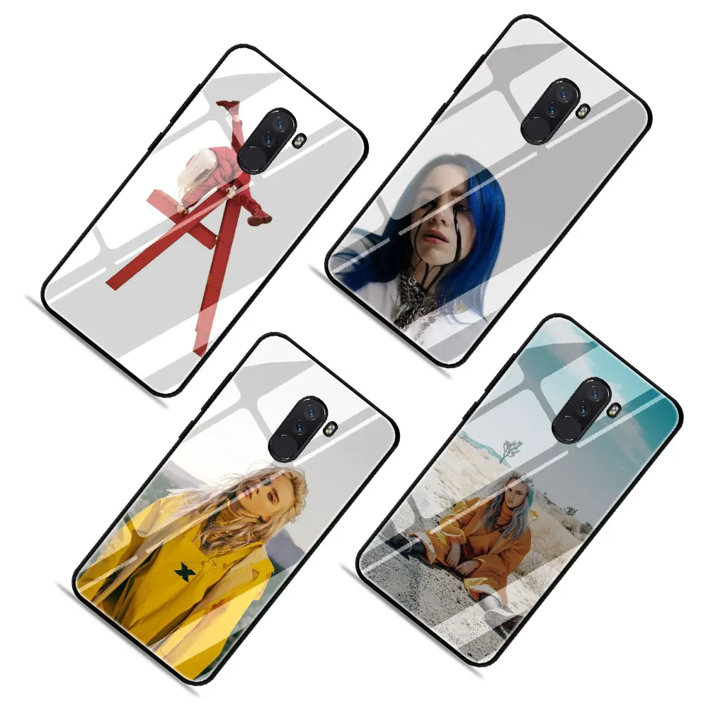 Billie Eilish star чехол из закаленного стекла для Xiaomi 8 Lite A1 A2 9 Redmi Note 5 6 7 Pro 6A 4X F1