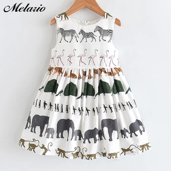 

Melario Girls Dress 2020 European and American Style brand Kids Girl Princess Dress Wedding Party Dress Children Clothing