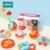 9PCS With Box Usbon на возраст от 5 до 12 лет, шт./компл. красочные детские набор погремушек игрушки Монтессори прорезывания зубов детские развивающие карусельки Детские грызунки-погремушки для малышей - Цвет: 9PCS With Box