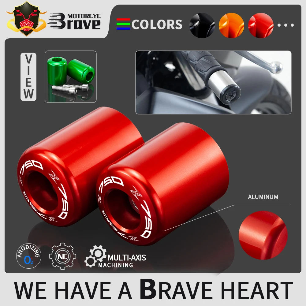 Заглушка для Руля Мотоцикла крышка KAWASAKI Z650 Z750 Z800 Z900 Z1000 Z900RS Z1000SX Z750R Z750S|Ручки