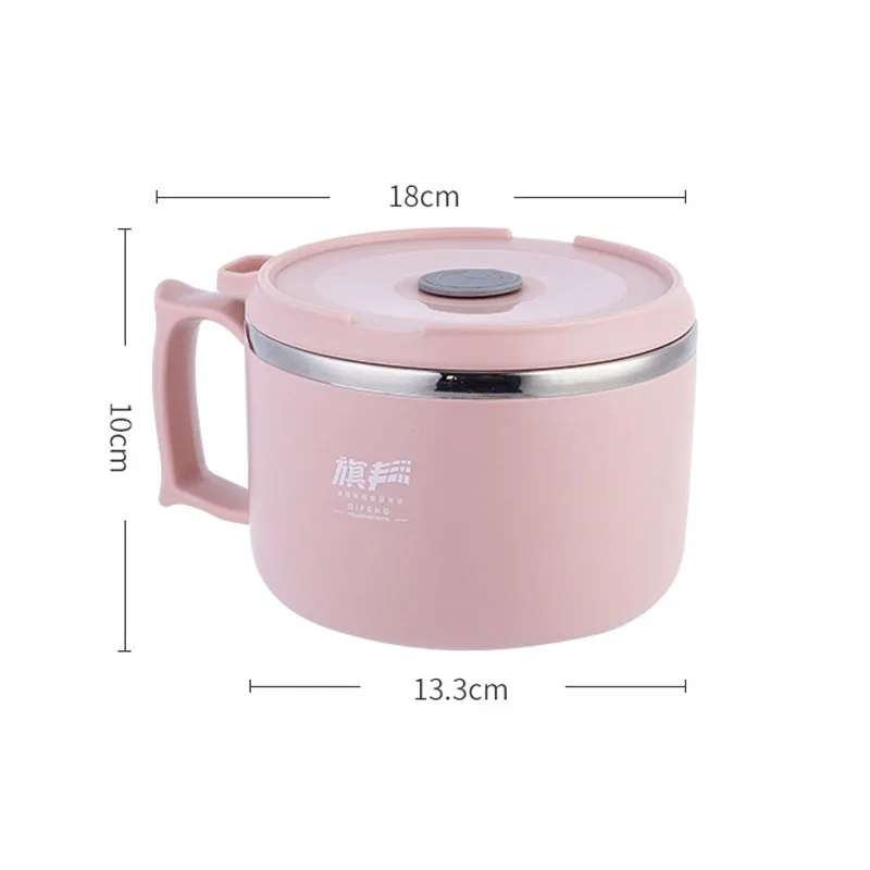 GOALONE 1000ml/1300ml Kids Lunch Box Portable Thermal Lunch Box with Handle Round Food Container Thermos for Food with Container GOALONE 1000ml/1300ml Kids Lunch Box Portable Thermal Lunch Box with Handle Round Food Container Thermos for Food with Container
