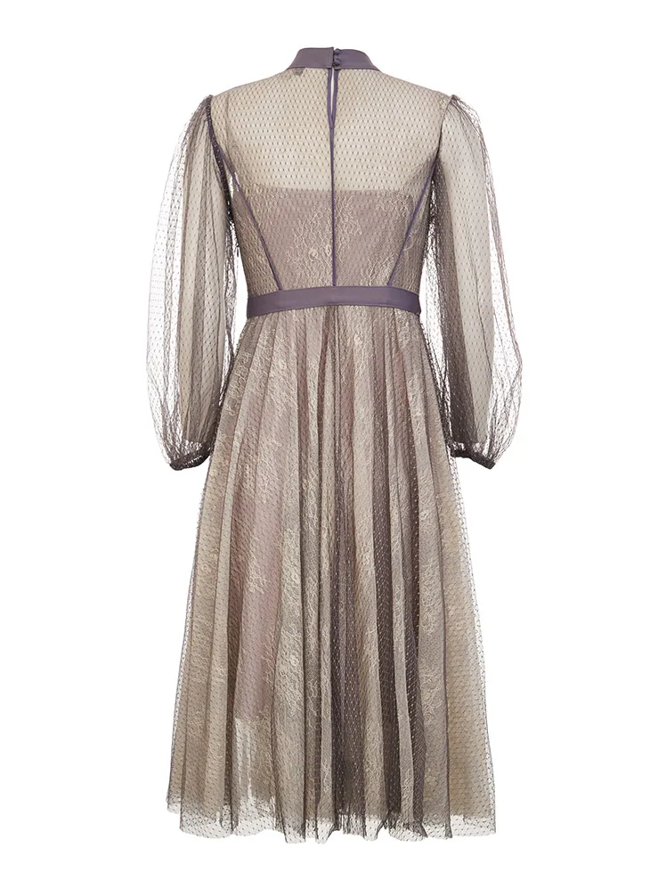 Vero Moda кружевное платье с рукавами-фонариками | 31937D513