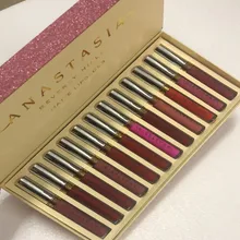 Anastasia makeup Beverlying Hills миниатюрный блеск для губ Макияж матовая губная помада пудра Набор свечения контурная жидкая Мерцающая губная помада набор для губ