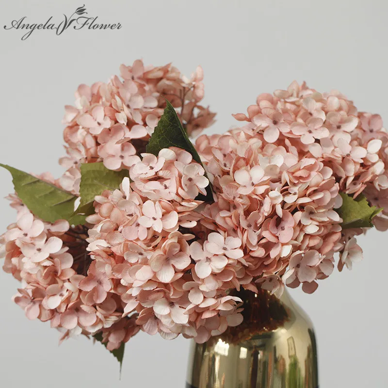 Elegant Retro Autumn Hydrangea Bouquet for Home and Event Decoration