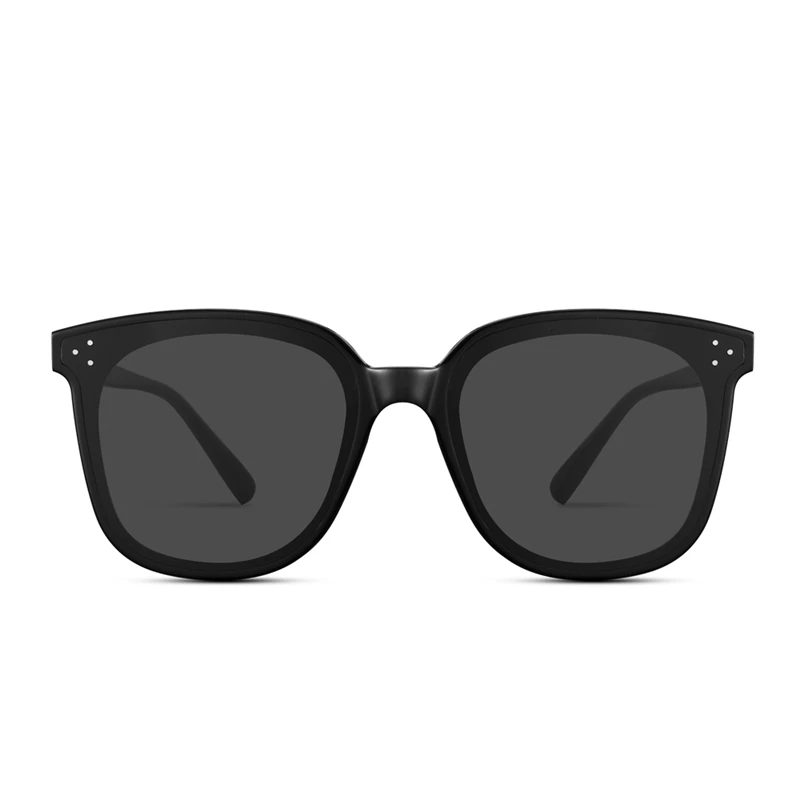 Black grey Модные солнцезащитные очки для женщин, солнцезащитные очки для женщин, тренд, роскошный фирменный дизайн - Цвет линз: Black grey