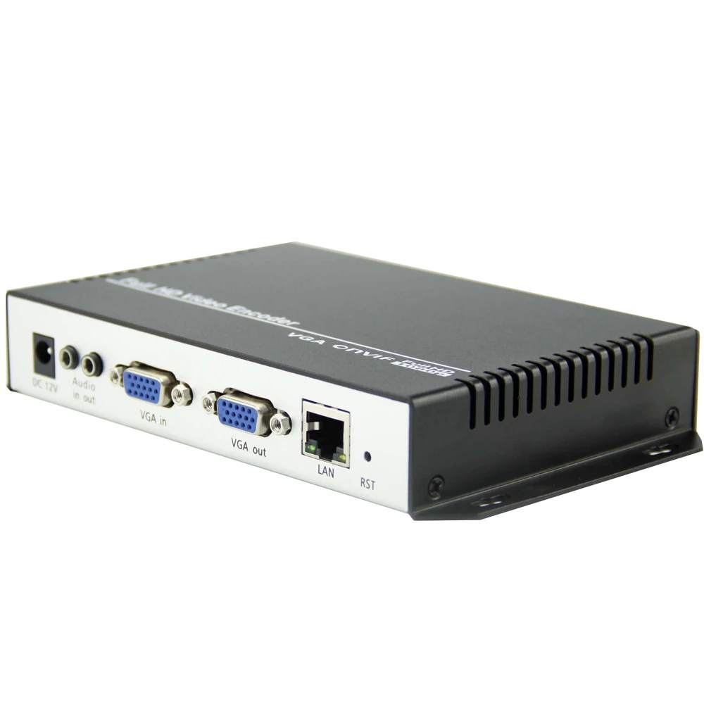 MPEG 4 H.264 /AVC VGA + стерео аудио потоковый IP кодировщик аппаратное обеспечение для