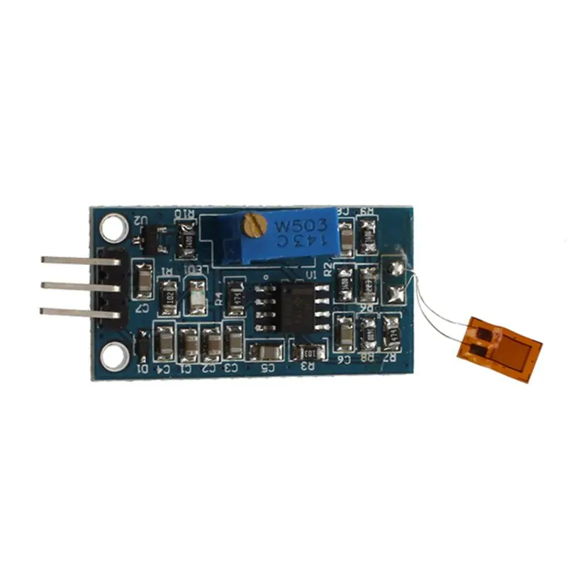 

Promotion! Strain gauge Bending detection Test Sensor Module Weigh Amplifier Voltage Output Blue