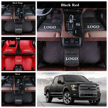 

Car Foot Mats for Ford Everest Edge Kuga C-max Tourneo F-150 Ranger Raptor Car Floor Mats Non-slip Auto Pads Automobile Foot Mat