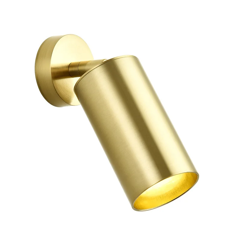 

Nordic Simple Hallway Track Light Downlight Living Room Bar Restaurant Clothing Store Ceiling LED Gold Spotlights