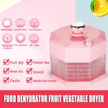 5 лотков 220 в 250 Вт сушеные фрукты овощи травы Мясорубка бытовой мини-Дегидратор для пищевых продуктов мясо питомца обезвоженный 8 передач