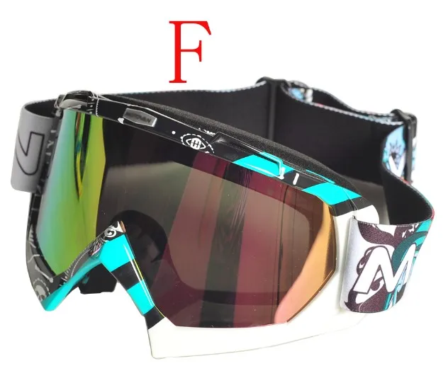 Новинка, очки для мотокросса, очки для велоспорта, MX, шлем для бездорожья, лыжный, спортивный, Gafas, для мотоцикла, грязи, велосипеда, гоночные очки - Цвет: F
