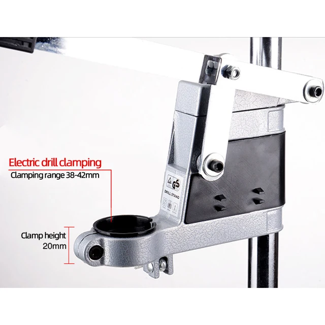 ALLSOME-Soporte de taladro eléctrico de 400mm, accesorios de herramientas eléctricas de prensa, taladradora de banco, bricolaje, marco base para portabrocas 2