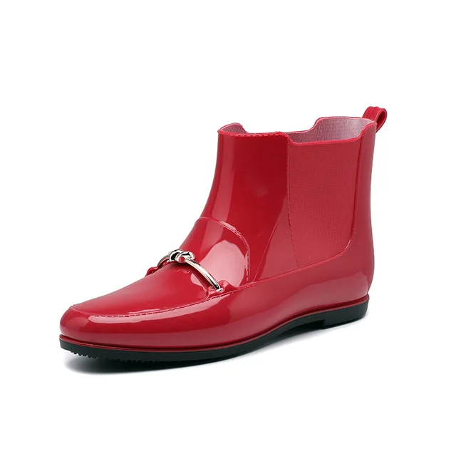 botas negras mujer botas niña calzado mujer zapatos de mujer botas negras botas  agua mujer zapatos de mujComemore Botas de lluvia de tacón bajo para mujer,  botines impermeables de goma, calzado de trabajo 41, a la moda| | -  AliExpress
