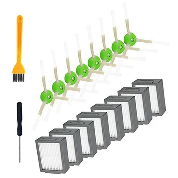 

Filter Brushes Set for Irobot Roomba I7 I7+/I7 Plus E5 E6 Vacuum Cleaner Parts