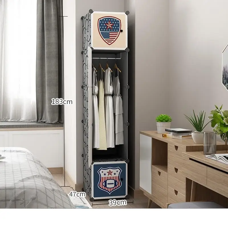 Penderie кровать Meuble De Rangement Moveis Armadio Armario Ropero Guarda Roupa шкаф Спальня мебельный шкаф - Цвет: Number 7