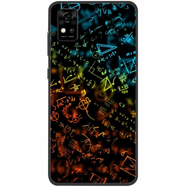 Cat Lion Print TPU Silicone Phone Cover