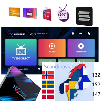 

IP Nordic Android tv box Greek Albania Arabic Czech Swiss Support IP Smarters M3u TV Sweden Norway belgium no APP included