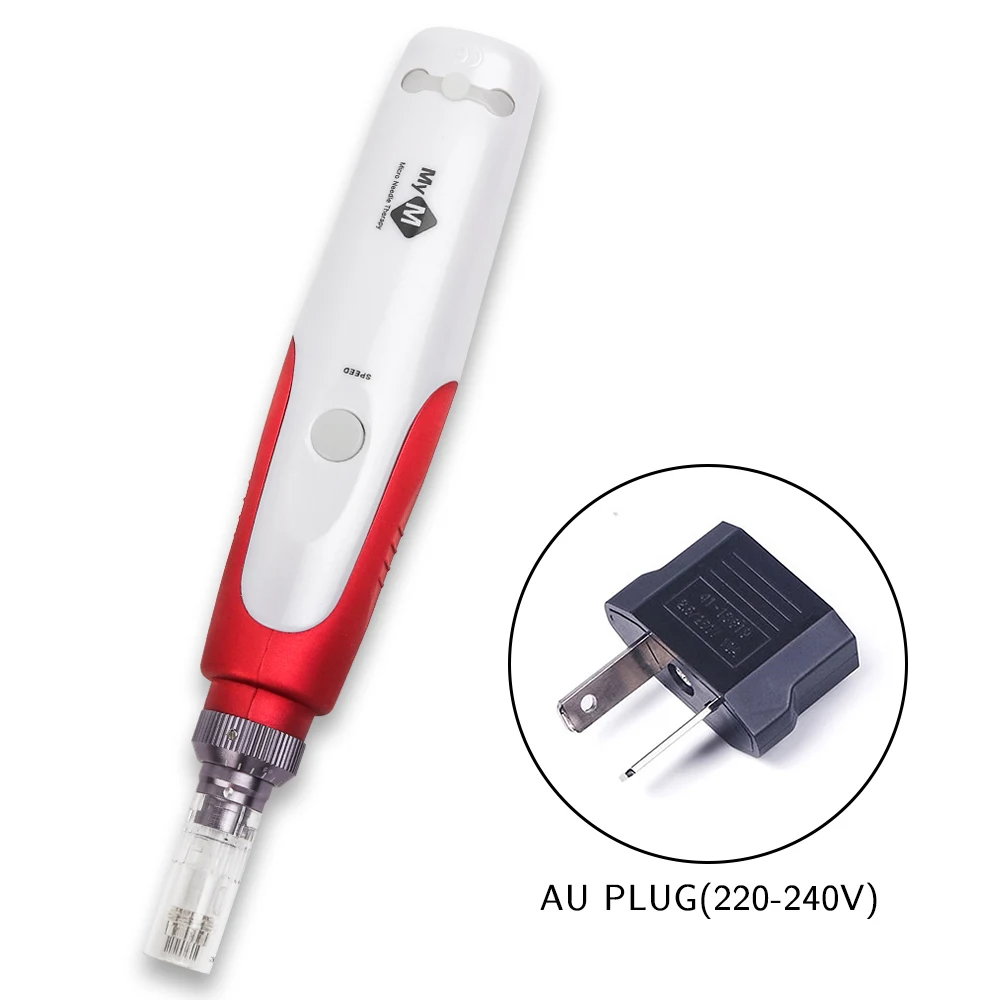 AU plug without box Bayonet Dr. Pen игольчатый картридж игольчатые наконечники для электрической микро-прокатки Дерма штамп терапия Dr pen Micro needling pen уход за лицом красота - Цвет: AU plug without box