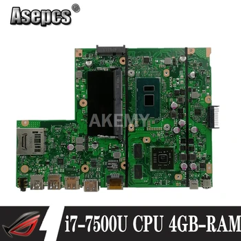 شراءAkemy X540UP اللوحة المحمول X540UP X540U A540U R504U F540U Mainboard I7-7500U CPU 4GB-RAM