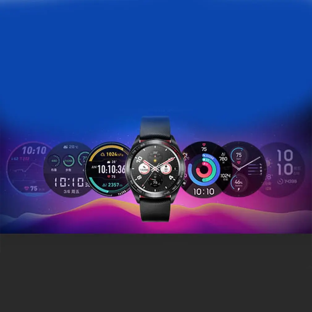 Huawei Honor Watch Magic SmartWatch NFC GPS 5ATM водонепроницаемый трекер сердечного ритма трекер сна работает 7 дней напоминание о сообщениях