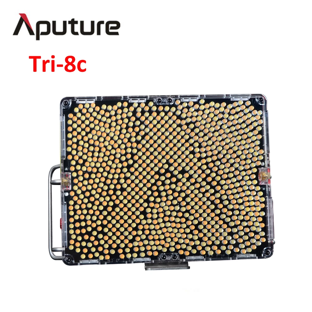 Aputure Amaran Tri-8C/Tri-8S светодиодный видео свет 2300 k-6800 K Цветовая температура с 2 шт NP F970 батарея легкая коробка V крепление