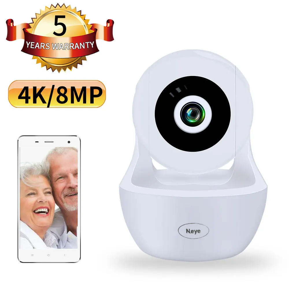 N_eye беспроводная домашняя камера видеонаблюдения 8 Мп 4K Wi Fi 2 МП инфракрасная