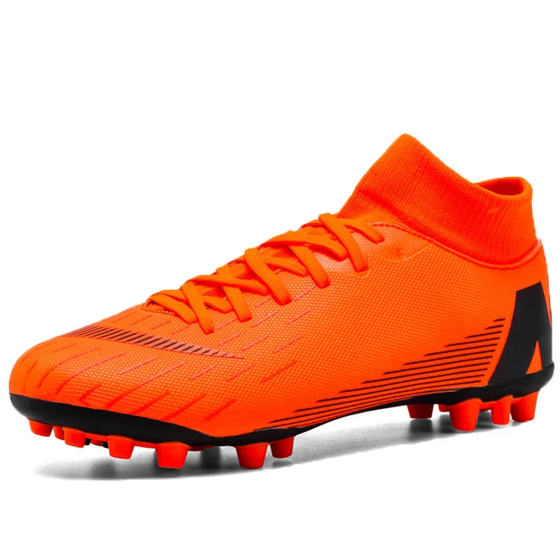 

The new men's sports shoes football shoes professional high top sports shoes breathable high football shoes men's training shoes